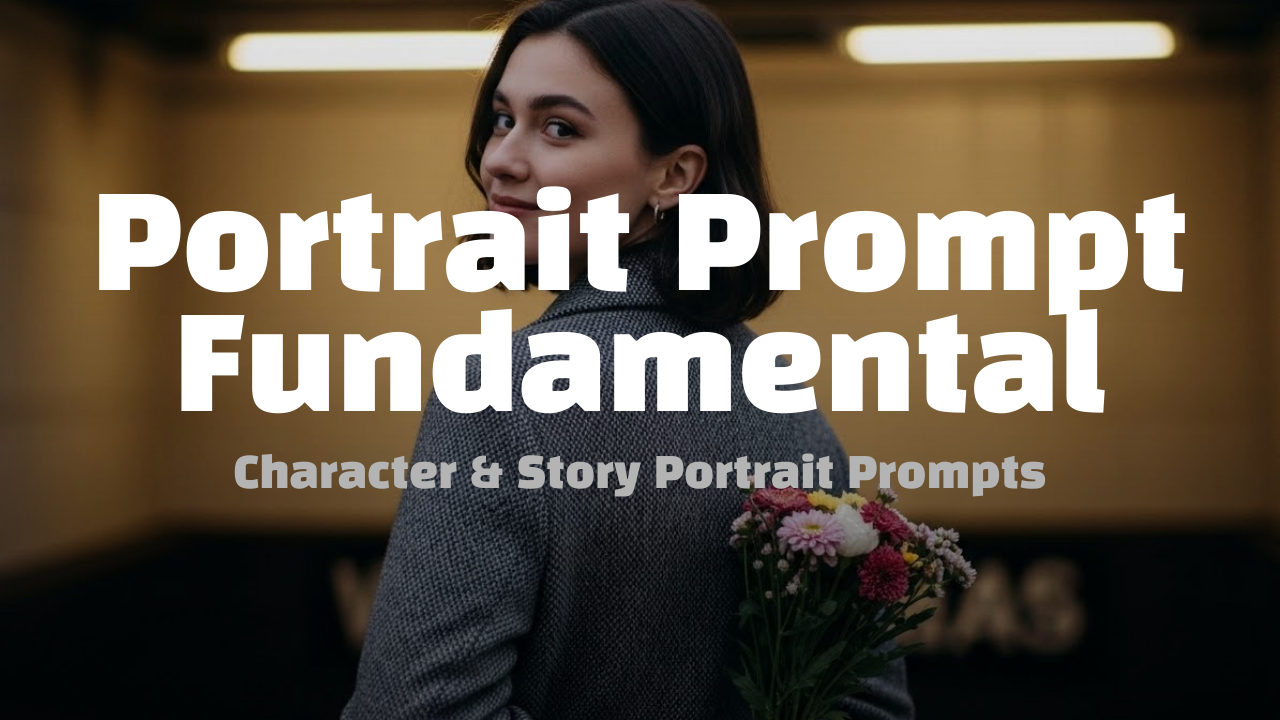 Character & Story Portrait Prompts: Props, Emotions, Film Stills, and 10-Image Series Planning