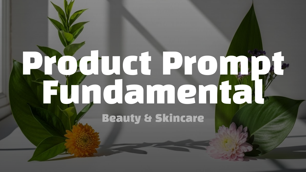 Skincare & Beauty Prompts: Clean Lab, Vanity Sets, Water Highlights, Banner Layouts