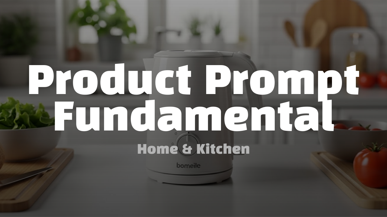 Home & Kitchen Prompts: Countertops, Cooking Context, Clean Catalog Layouts