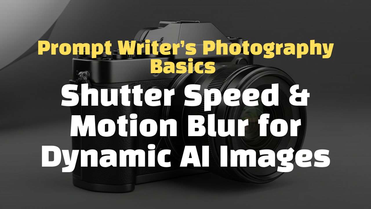 Shutter Speed & Motion Blur for Dynamic AI Images